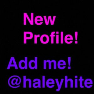 Add me on my new profile for NEW clothes!
